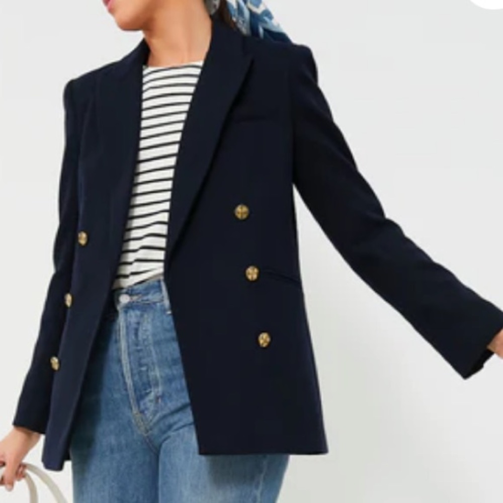Tuckernuck Diana Blazer in Navy XS